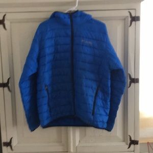 Columbia Men’s L Winter Blue Coat Ski Snow used